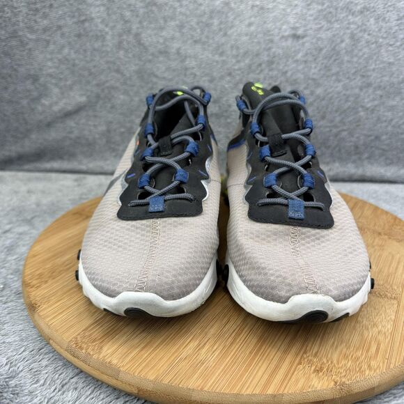 Nike React Element 55 Shoes Mens Size 9.5 Gray Green Running Sneakers CI3831-200 main image 9
